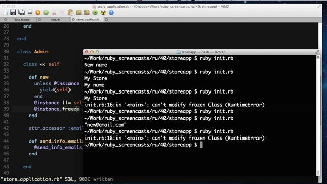 Научись программировать на Ruby – замораживание объектов (эпизод 40)