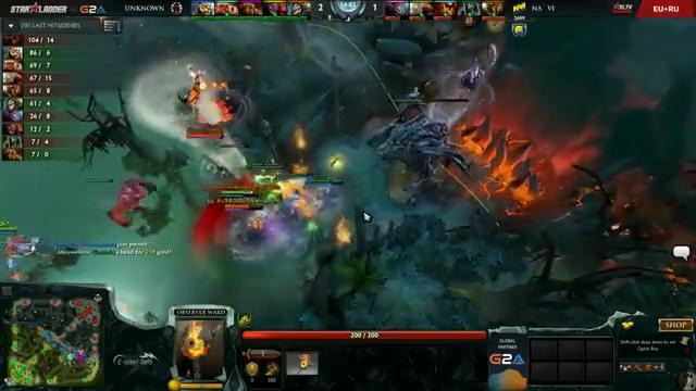 DOTA2: StarSeries S12: Na’Vi vs BU (Game 2, Europe GS1)