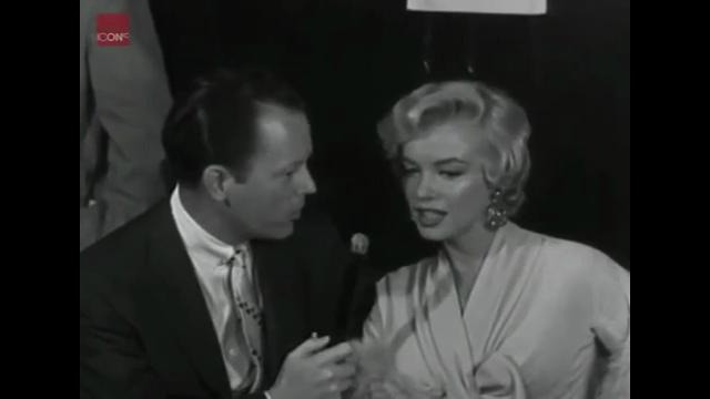 Marilyn Monroe interview at Idlewild Airport