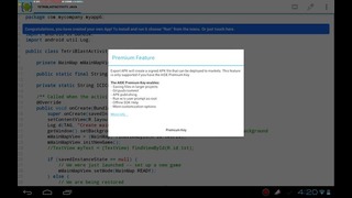 AIDE android Java-C++ IDE Premium Features Enabled