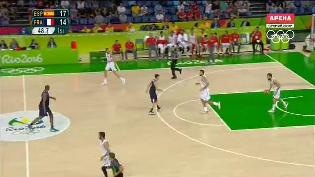 Олимпиада 2016. Рио. Баскетбол. Мужчины. Испания-Франция. 17.08.2016