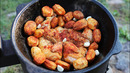 Блюдо №1 для новичков в казане на костре
