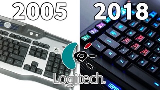 Эволюция развития игровой клавиатуры Logitech 2005 – 2018