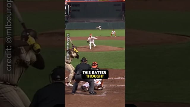 Pitcher surprised the batter