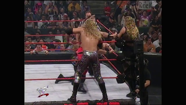 The Rock and APA vs Chris Benoit, Edge and Christian (July 17th, 2000)