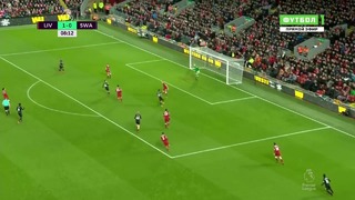 (HD) Ливерпуль – Суонси | Английская Премьер-Лига 2017/18 | 20-й тур