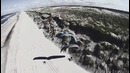 Парапланнинг в сильный ветер