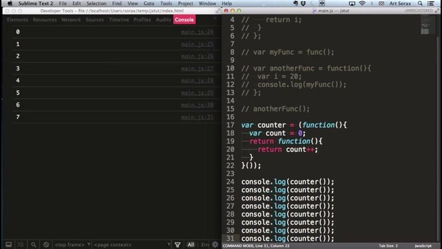 JavaScript – Замыкание