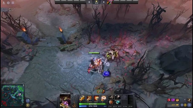 Dota 2 Фарм лес Тимбер