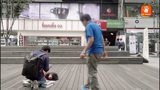 Мальчик упал без сознания. Социальный эксперимент в Корее