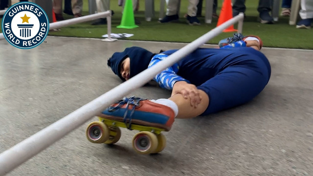 Lowest Limbo Roller Skating (And Other Best Records!) | Guinness World Records