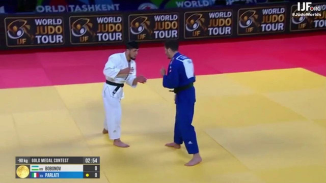 Davlat Bobonov vs Christian Parlati | Final -90 World Judo Championships Tashkent 2022