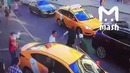 В Москве водитель такси совершил наезд на пешеходов