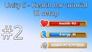 2. Unity 5 health bar tutorial – UI setup