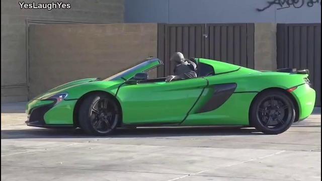 Они решили сесть в открытый McLaren