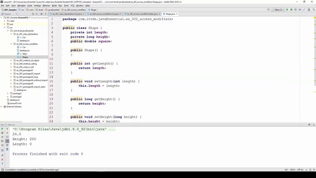 Java Essential 001 Введение в ООП. Классы и объекты