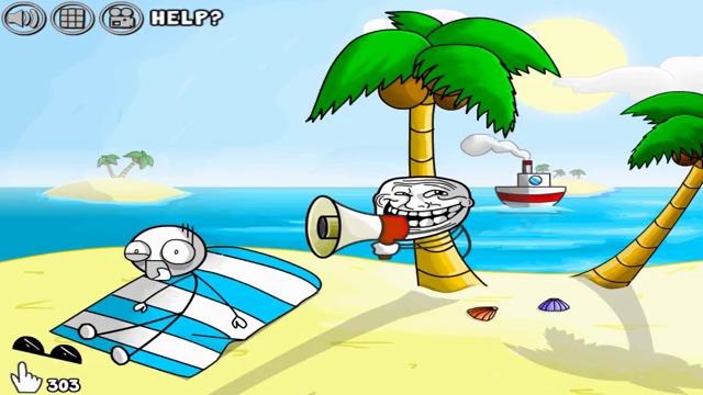 Как всех затроллить в Отпуске Летом Troll Video Quest