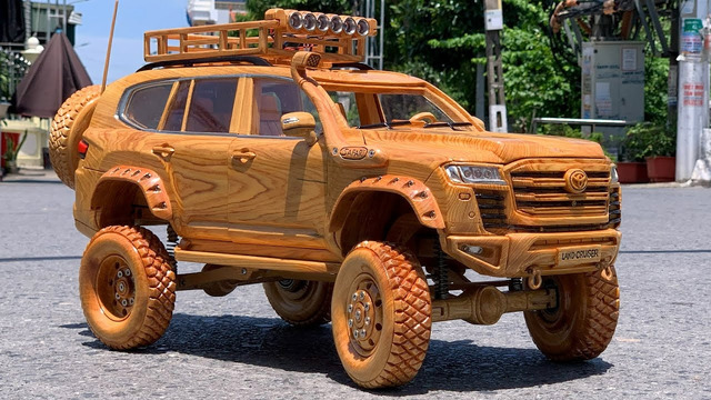 Upgrading My Wooden Toyota Land Cruiser LC300 – Woodworking Art