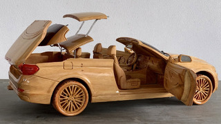 Wood Carving – BMW 420i Convertibles – Woodworking Art