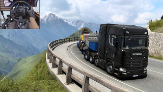 Through the Austrian Mountains – Euro Truck Simulator 2 | Thrustmaster TX