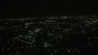 Ночной Ташкент и стадион «Бунёдкор» с высоты птичьего полёта