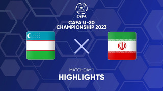 Uzbekistan – Iran | MD01 | CAFA U-20 Championship 2023 | Highlights