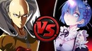 Onepunchman против Re Zero