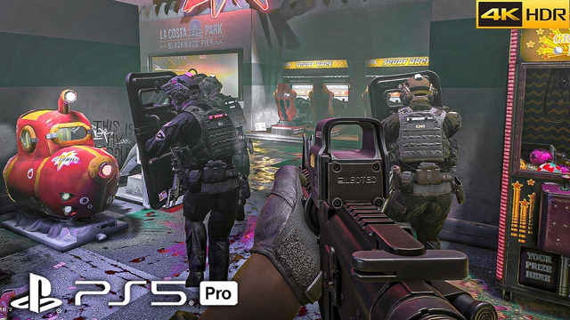 Ready Or Not – S.W.A.T and Terrorists INTENSE Shootout at Park [PS5 PRO 4K HDR] Boiling Point DLC