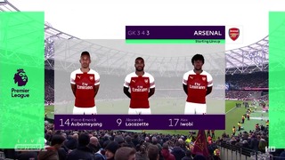 Вест Хэм – Арсенал | Английская Премьер-Лига 2018/19 | 22-й тур