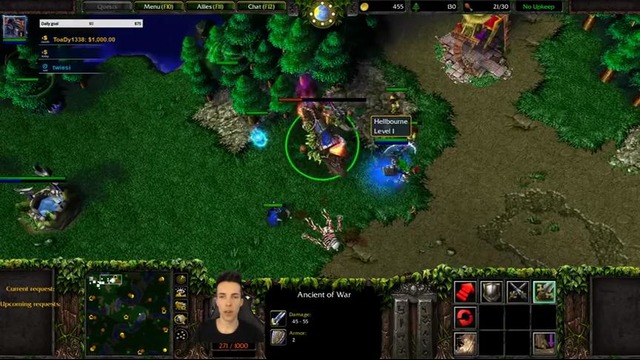 Grubby Warcraft 3 TFT NE v UD on Terenas Stand – NE vs UD Overexplain