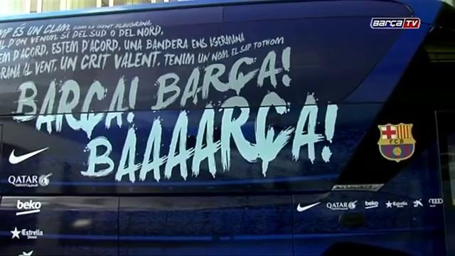 «Барселона» изменила дизайн клубного автобуса