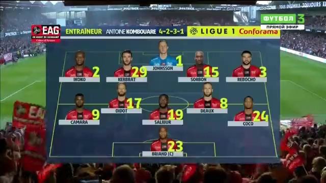 Генгам – ПСЖ | Французская Лига 1 2017/18 | 2-й тур | Обзор матча