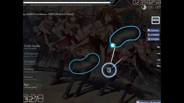 Osu! – AKINO from bless4 – MIIRO