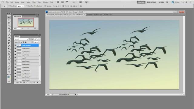 2 – Photoshop Painting – Making a Swarm
