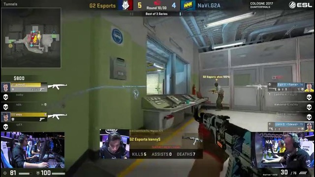 CSGO – Na’Vi vs. G2 [Nuke] Map 2 – Quarterfinal – ESL One Cologne 2017