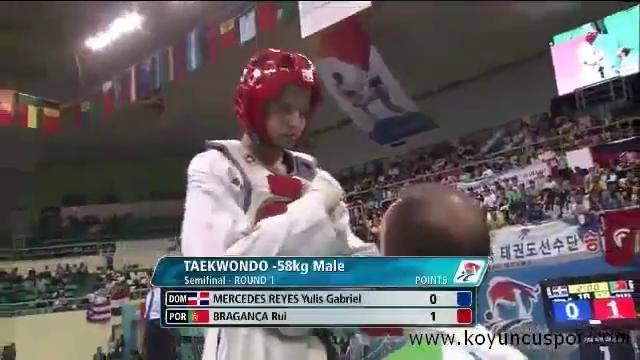 58kg Braganca Rui – Mercedes R. Y. Gabriel (58kg Semifinal world taekwondo champions