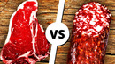 Мясо vs колбаса