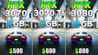 RTX 3070 Ti vs RTX 3070 vs RTX 3080 – Test in 8 Games