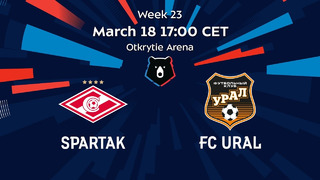 Spartak vs FC Ural, Week 23 | RPL 2020/21