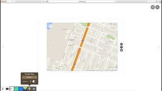 Readymag. Google Maps widget