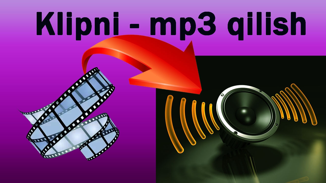 video mp3 qilish