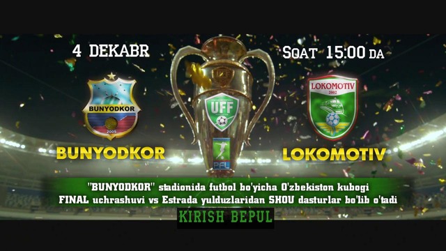 Bunyodkor vs Lokomotiv FINAL 04.12.2017