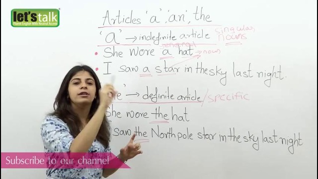 How to use articles ‘a’, ‘an’, and ‘the’ in English – Basic English Grammar lesson