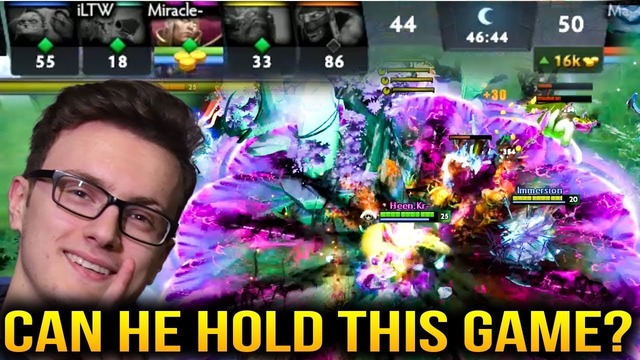 Dota 2 Miracle vs Mage – Can He Hold This Game