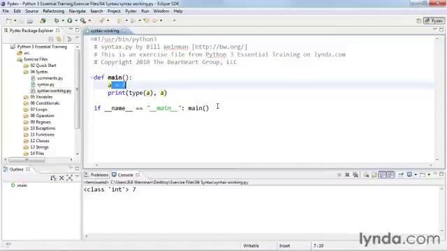 17 Phython General Syntax Assigning values