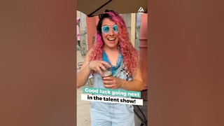 Woman Does Cartwheel On Roller Skate While Holding Drink | People Are Awesome #shorts #extremesports