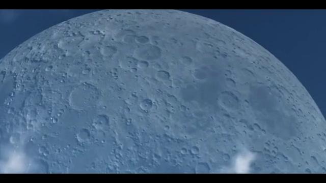 Как бы выглядела Луна, если бы она была на расстоянии 400 км от земли