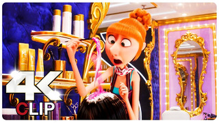 Lucy Hairdressing Valentina Scene | DESPICABLE ME 4 (NEW 2024) Movie CLIP 4K