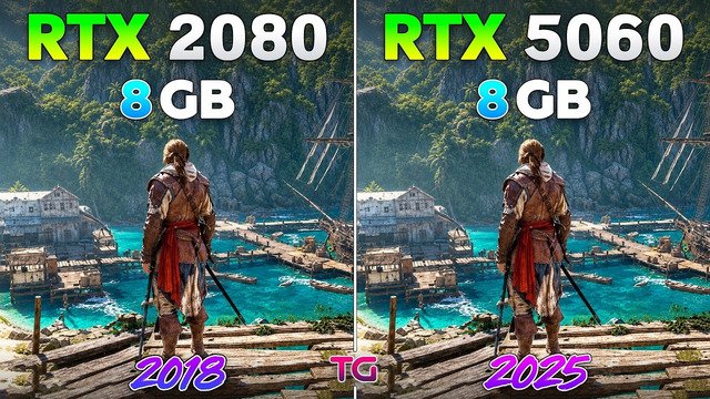 RTX 2080 vs RTX 5060 – 7 Years Difference