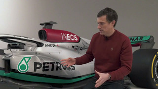 Сделал «обзор» на новый болид F1 Mercedes